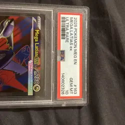 2025 Pokemon Meg En-Mega Evolution #163 Mega Latias Ex Ultra PSA 10 New Cert - Image 3