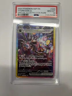 PSA 10 Hydreigon ex SIR 240/191 Pokemon Surging Sparks - Image 1