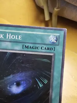Dark Hole 1st Edition LOB-052 Super Rare Yu-Gi-Oh Card - Image 5