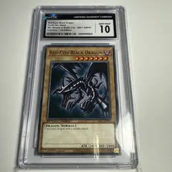 Red-Eyes Black Dragon SBC1-ENF01 Common 1st Edition CGC 10 Gem Mint Yu-Gi-Oh - Image 1