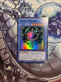 (VHL) Yu-Gi-Oh Fiend's Mirror PRC1-EN003 Super Rare 1st LP - Image 1