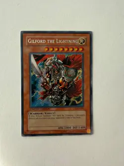 Yugioh - Gilford the Lightning - Secret Rare - LIMITED - CT2-EN001 - NM - Image 1