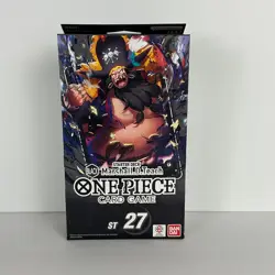 One Piece Black Starter Deck 27 Marshall Teach ST-27 OP-11 Booster Included New - Image 1