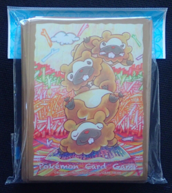 KOMIYA BIDOOF POKEMON CENTER TRAINERS JAPANESE CARD GAME SLEEVES - NEW SEALED - Image 1