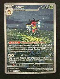 Ledian 144/142 Illustration Rare | Stellar Crown | Pokemon Card - Image 1