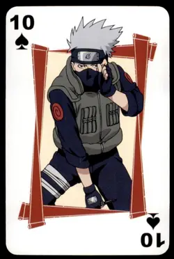 2007 Naruto Shippuden Shonen Jump Kakashi Hatake Poker Card #10 - Image 1