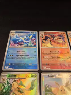Prismatic Evolutions Complete 9 Card Eeveelution Poke Ball Holo Set Pokemon TCG - Image 2