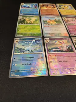 Prismatic Evolutions Complete 9 Card Eeveelution Poke Ball Holo Set Pokemon TCG - Image 4
