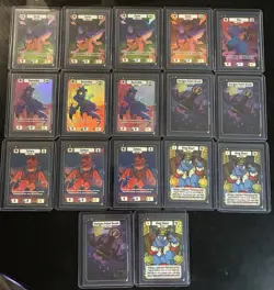 2025 Upper Deck Neopets Champions of Meridell TCG LOT 17 Cards IN TOP LOADERS - Image 1