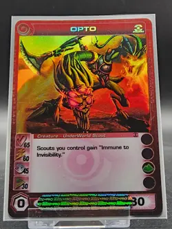 Chaotic Card : Opto Chaotic DOP Promo First Edition Creature. - Image 1