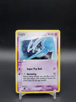 Lugia 2/17 Pop Series 5 Holo Rare DMG Pokemon Card - Image 1