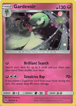 Gardevoir (Cosmos Holo) Promo Miscellaneous Cards & Products 141/214 NM *Swirl* - Image 1