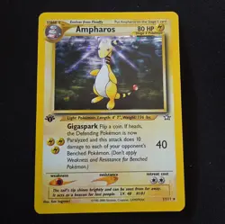 Ampharos - 1/111 (Neo Genesis) - Holo Rare Vintage Pokemon Card - Image 1