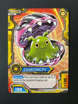 B1-049 Syakomon Digimon Fusion New World Card Game DigiBattle Xros Wars - Image 1