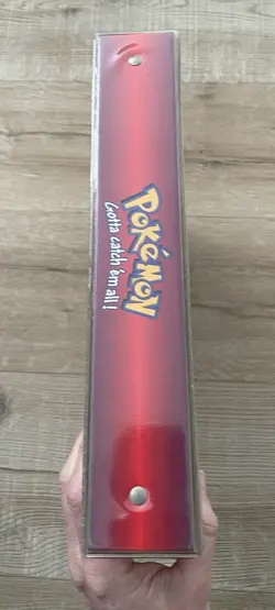 Pokemon Ash Trading Card Album Vintage 1997 3 Ring Binder Organizer - Image 3