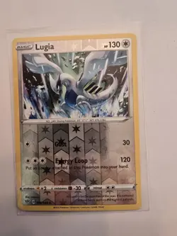 Lugia 140/189 NM Reverse Holo Darkness Ablaze Foil Near Mint Pokemon TCG Card - Image 1
