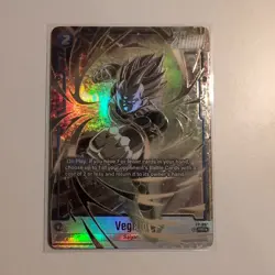 Vegeta FP-007 Gold Dragon Ball Fusion World Card Tournament Promo Prize Card - Image 1