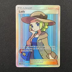 Lady SV86/SV94 Hidden Fates Shiny Vault Full Art Pokemon Card - Image 2
