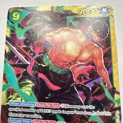Roronoa Zoro, OP06-118, SEC, english, one piece card, NIJIMAARC /Tag Zoro Juurou - Image 5