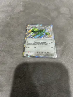 Scizor 191/091 Paldean Fates Baby Shiny Holo Rare Card Pokemon TCG NM/M - Image 1