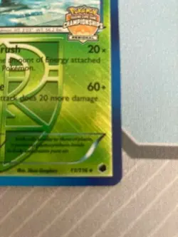 Pokemon LEAFEON Regional Championships EUROPEAN SPRING 2013 Promo card 11/116 - Image 5