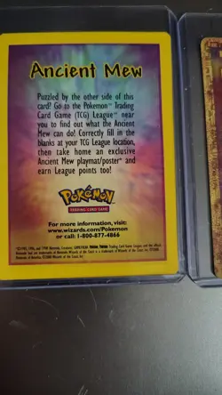 Pokemon Ancient Mew Holo With Original Info Card - Image 5