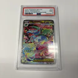Pokemon TCG Mega Venusaur EX Sir 177/132 English Mega Evolution Card PSA 9 - Image 1