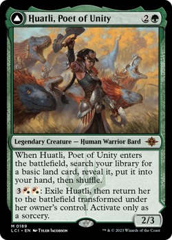 Huatli, Poet of Unity // Roar of the Fifth People #189 | Near Mint | Magic MTG - Image 1