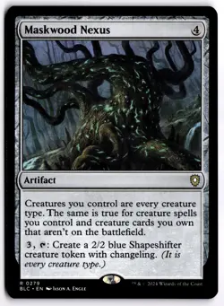 Maskwood Nexus NM BLC Commander: Bloomburrow MTG - Image 1