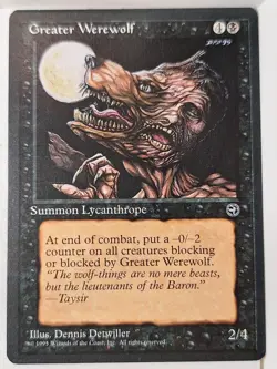 Greater Werewolf - Homelands - Magic the Gathering MTG Nice! - Image 1