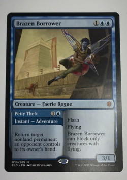 MTG Magic the Gathering Brazen Borrower Throne of Eldraine - Image 1