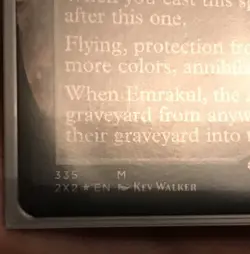 MTG Emrakul, the Aeons Torn Double Masters 2022 335 Foil Mythic - Image 2