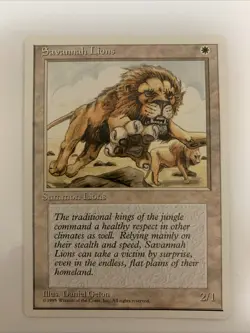 MTG NM Savannah Lions 4th Edition - Image 1