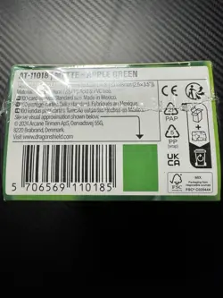 Matte Apple Green 100 ct Dragon Shield Sleeves Standard - Image 3
