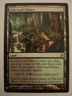 1 x Near Mint Gilt-Leaf Palace Magic The gathering Mystery Booster / The List - Image 1
