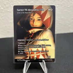 MTG Garnet Til Alexandros 17th (Showcase) - Loran of the Third Path - MTG - Image 1