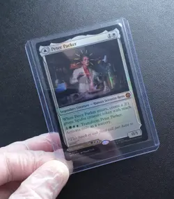 Peter Parker Amazing Spider Man mtg Foil Mythic 0010 Spider-Man - Image 2