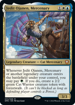 [1x] Jedit Ojanen, Mercenary - Foil Near Mint, English Dominaria United Commande - Image 1