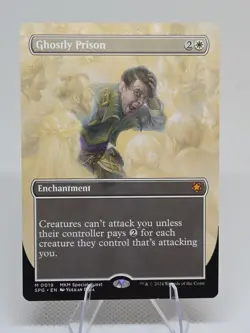 Ghostly Prison (Borderless) X1 SPG MTG Murders at Karlov Manor Special Guests - Image 1