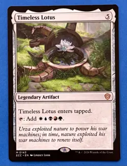 Timeless Lotus MTG Commander: Lorwyn Eclipsed 143 M NM - Image 1
