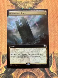 Command Tower Extended Art Commander Legends MTG Foil - Image 1