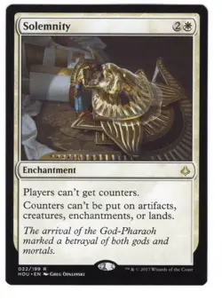 Solemnity Near Mint, English Hour of Devastation MTG Magic - Image 1