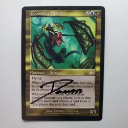 SIGNED DOOMSDAY SPECTER PLANESHIFT DONATO GIANCOLA MTG MP - Image 1