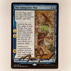 SIGNED THE ANTIQUITIES WAR MARK TEDIN DOMINARIA NM MTG - Image 1
