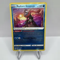 Radiant Greninja NM 046/189 Swsh10: Astral Radiance Pokemon TCG Holo - Image 1