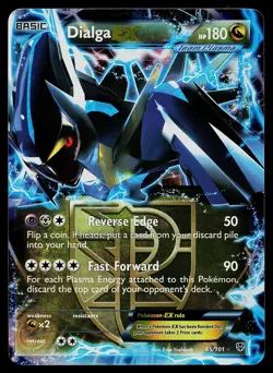 Pokemon Card - Dialga EX Plasma Blast 65/101 Ultra Rare - Image 1