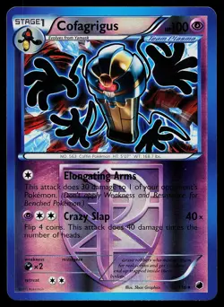 Pokemon Card - Cofagrigus Plasma Freeze 57/116 Rare Reverse Holo - Image 1