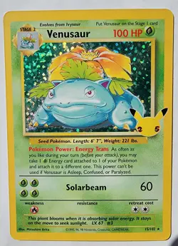 Venusaur 2021 Holo Pokemon #15 - Celebrations 25th Anniversary - NRMT - MINT!! - Image 1