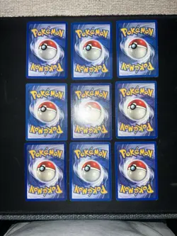 Kanto Starters Wotc 1999 Base Set Pokemon Card Collection Lot Vintage - Image 2