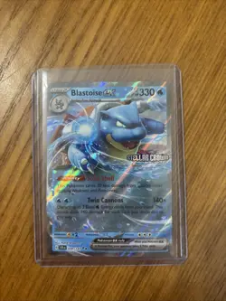 Pokemon TCG Blastoise EX Stellar Crown Double Rare Card 030/142 Scarlet & Violet - Image 1
